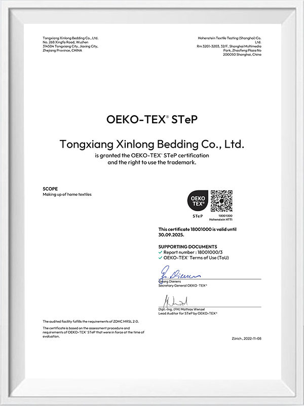 Oeko-Tex® Step Certifikát
